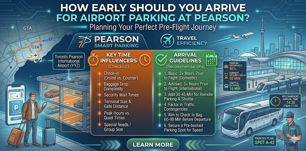 How Early Should You Arrive for Airport Parking at Pearson