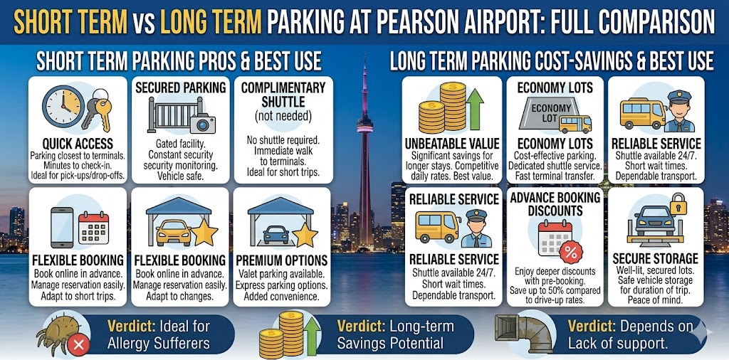Short Term Vs Long Term Parking Airport