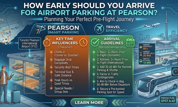 How Early Should You Arrive for Airport Parking at Pearson