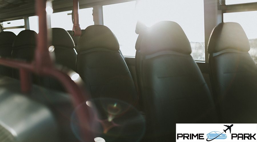 Interior of a public bus transport